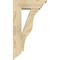 Ekena Millwork Funston Traditional Rough Sawn Bracket w/ Offset Brace, Douglas Fir, 6"W x 16"D x 28"H BKT0604X16X28FST01RDF - alternate 3